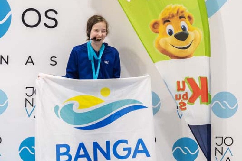 Jonavos baseinas 3-ąjį gimtadienį paminėjo tradicinėmis plaukimo varžybomis „Vuošio taurė 2025–2026 m. I etapas“