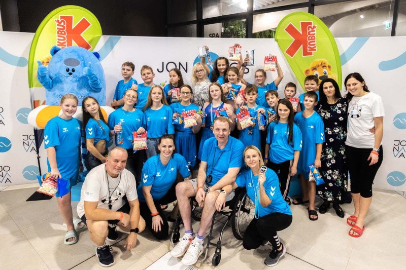 Jonavos baseinas 3-ąjį gimtadienį paminėjo tradicinėmis plaukimo varžybomis „Vuošio taurė 2025–2026 m. I etapas“