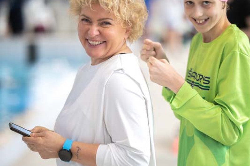 Jonavos baseinas 3-ąjį gimtadienį paminėjo tradicinėmis plaukimo varžybomis „Vuošio taurė 2025–2026 m. I etapas“