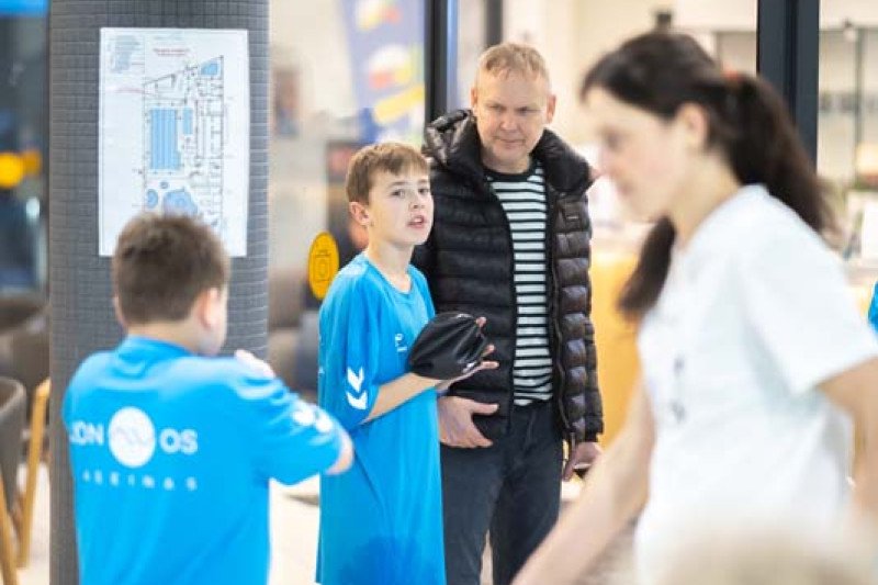 Jonavos baseinas 3-ąjį gimtadienį paminėjo tradicinėmis plaukimo varžybomis „Vuošio taurė 2025–2026 m. I etapas“