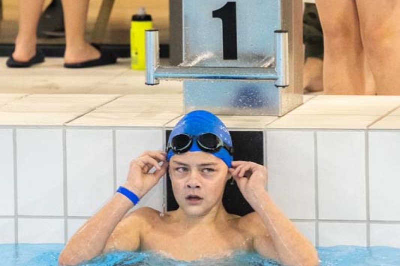 Jonavos baseinas 3-ąjį gimtadienį paminėjo tradicinėmis plaukimo varžybomis „Vuošio taurė 2025–2026 m. I etapas“