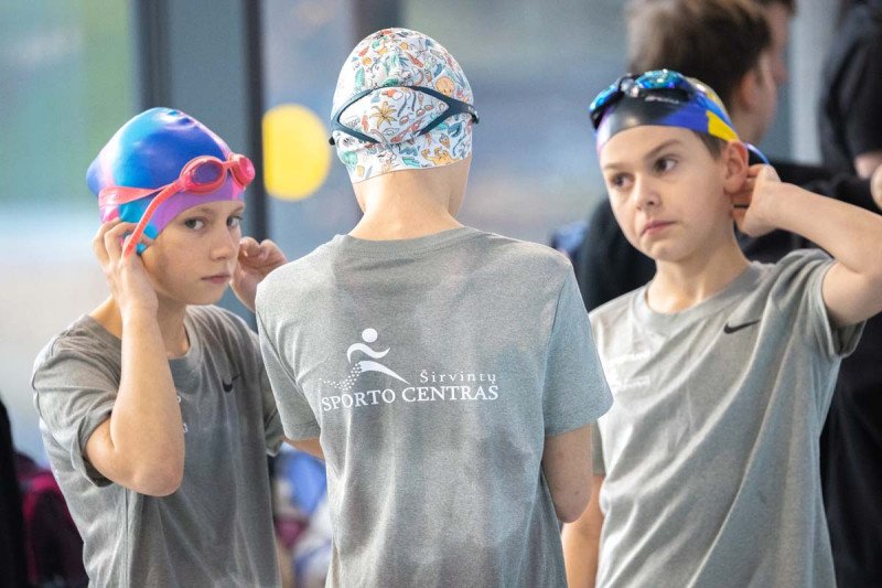 Jonavos baseinas 3-ąjį gimtadienį paminėjo tradicinėmis plaukimo varžybomis „Vuošio taurė 2025–2026 m. I etapas“