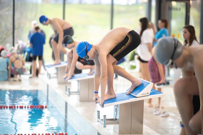 Jonavos baseinas 3-ąjį gimtadienį paminėjo tradicinėmis plaukimo varžybomis „Vuošio taurė 2025–2026 m. I etapas“