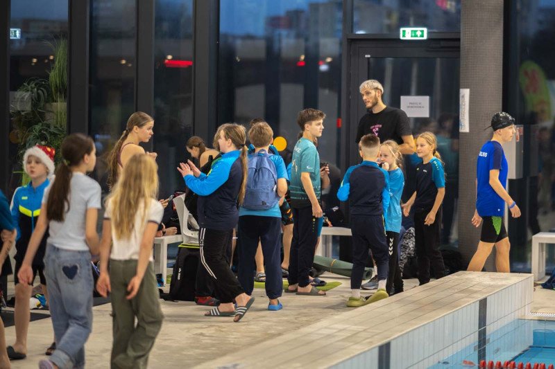 Jonavos baseinas 3-ąjį gimtadienį paminėjo tradicinėmis plaukimo varžybomis „Vuošio taurė 2025–2026 m. I etapas“