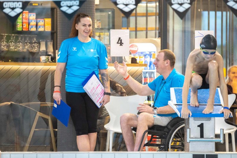 Jonavos baseinas 3-ąjį gimtadienį paminėjo tradicinėmis plaukimo varžybomis „Vuošio taurė 2025–2026 m. I etapas“